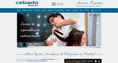 Desktop Screenshot of escuelacebadomadrid.com